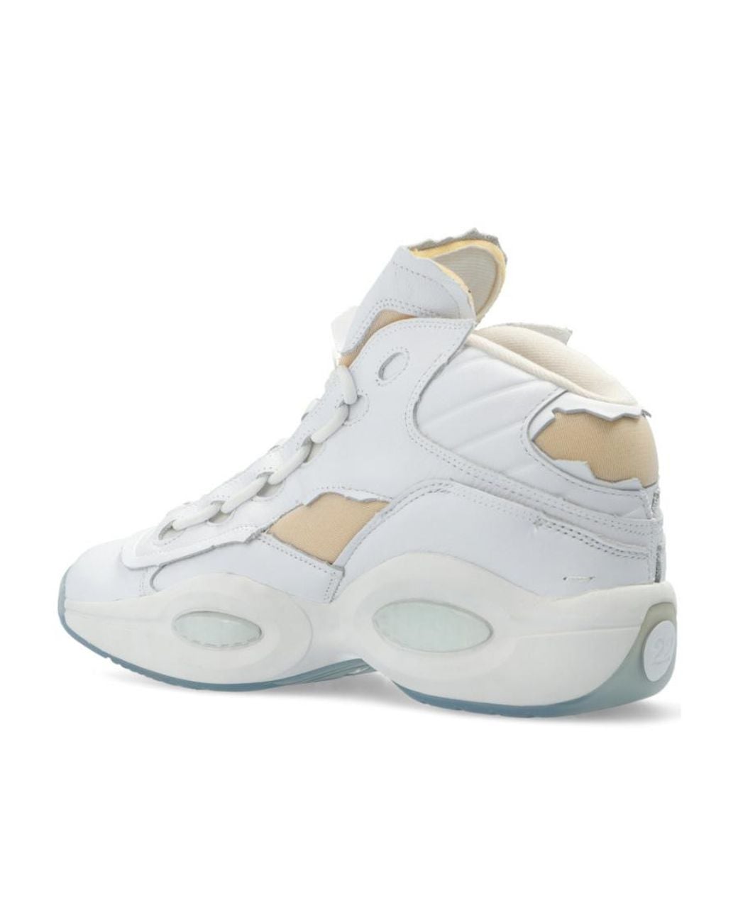 Maison Margiela White X Reebok Tq Memory Of Project 0 Low-Top Sneakers for men