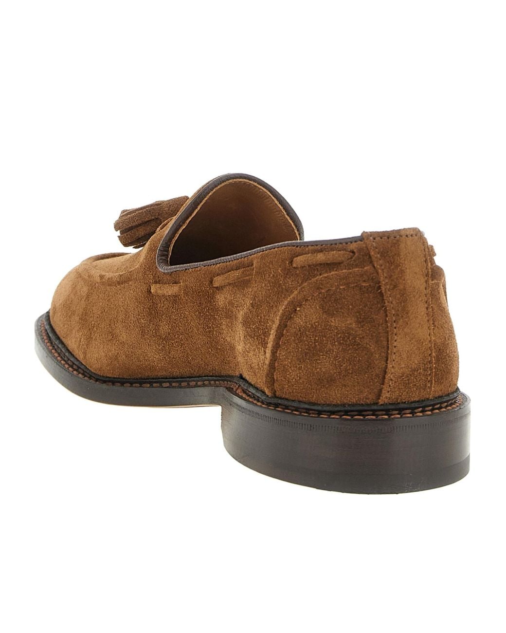 Tricker's Brown Tassel Loafers for men