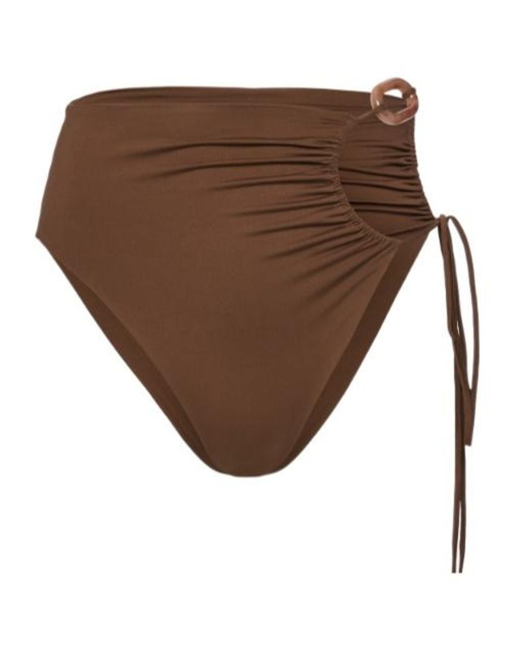 Magda Butrym Brown High-Waist Swim Bottoms