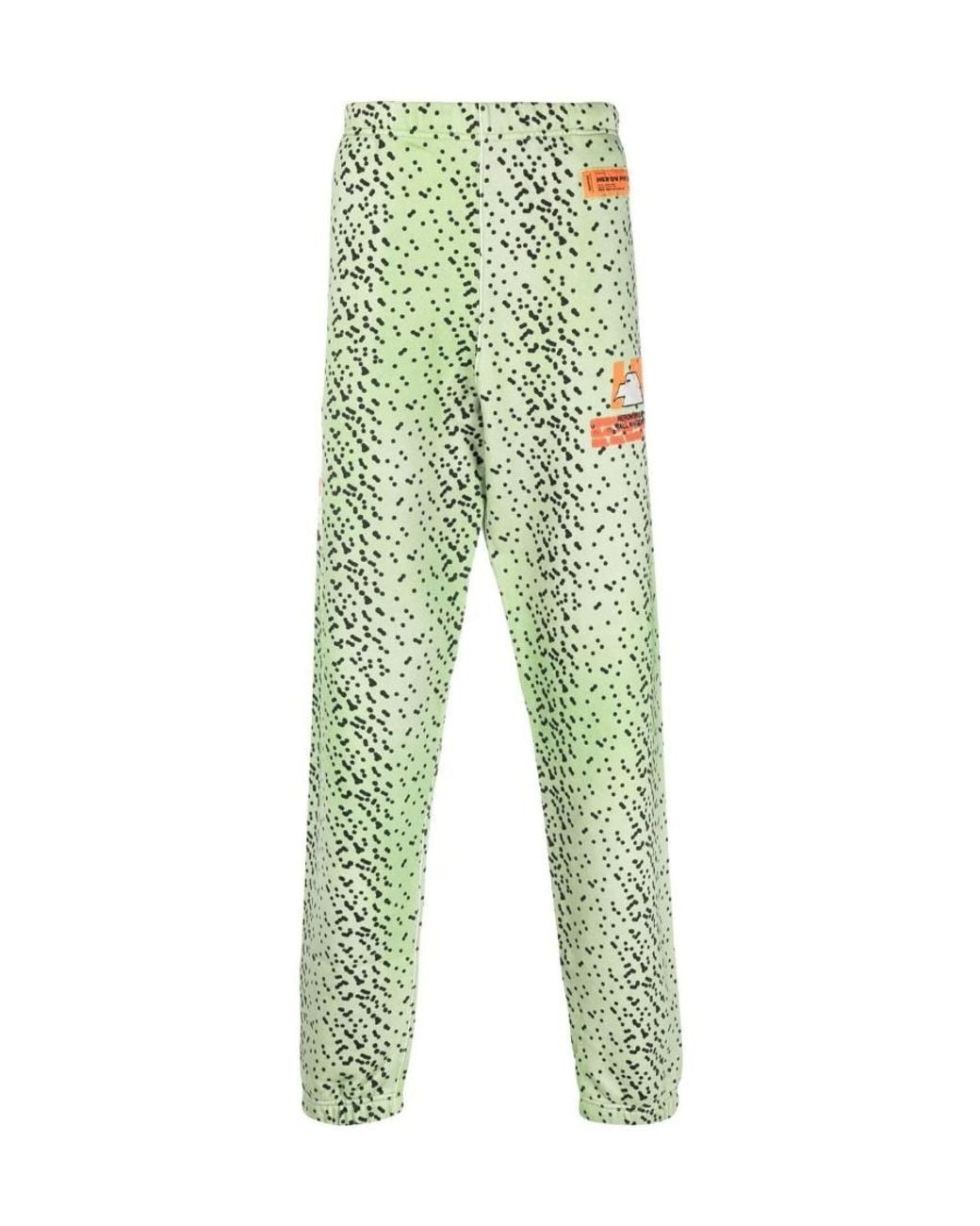 Stella McCartney Green Inverted Pleat Comfort Trousers for men