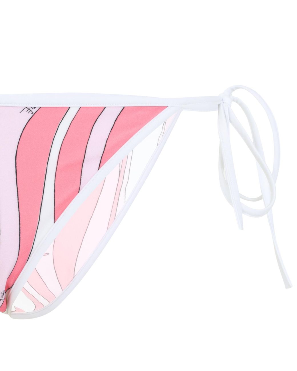 Emilio Pucci Pink Pucci Tie-Side Printed Bikini Bottoms