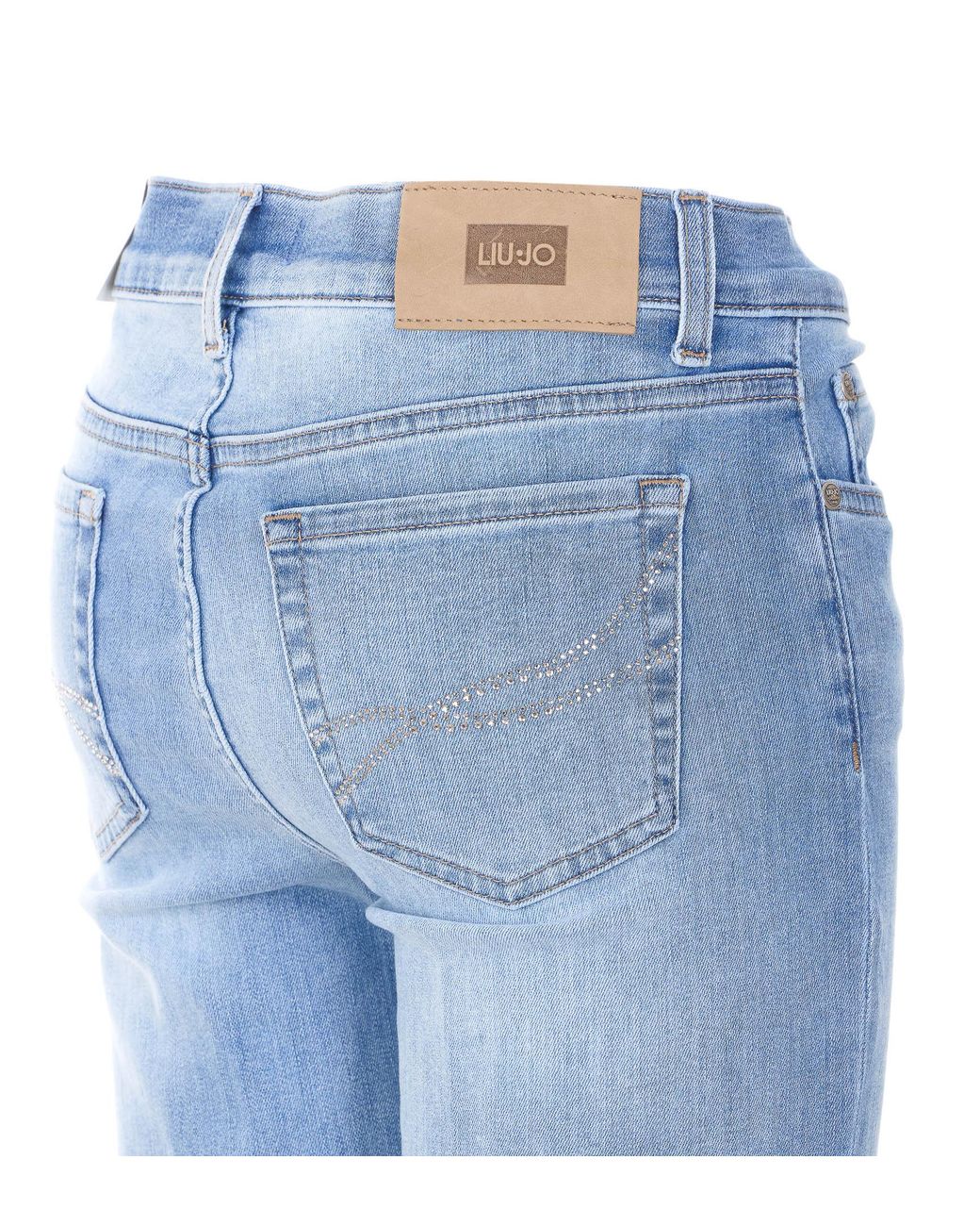 Liu Jo Blue High-Rise Bootcut Jeans