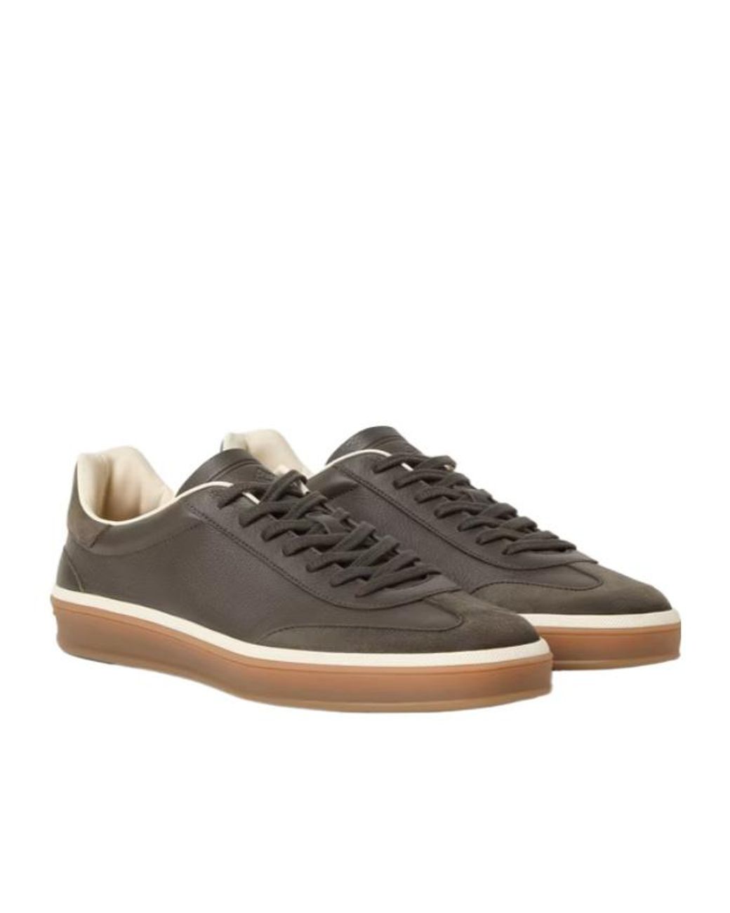 Loro Piana Brown Tennis Walk Sneaker for men