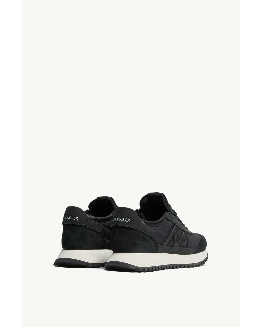 Moncler Black Pacey 2 Lace-Up Sneakers for men