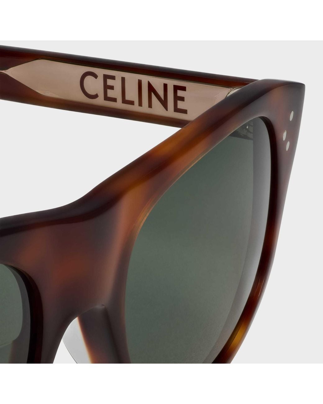 Céline Green Frame 65 Sunglasses for men