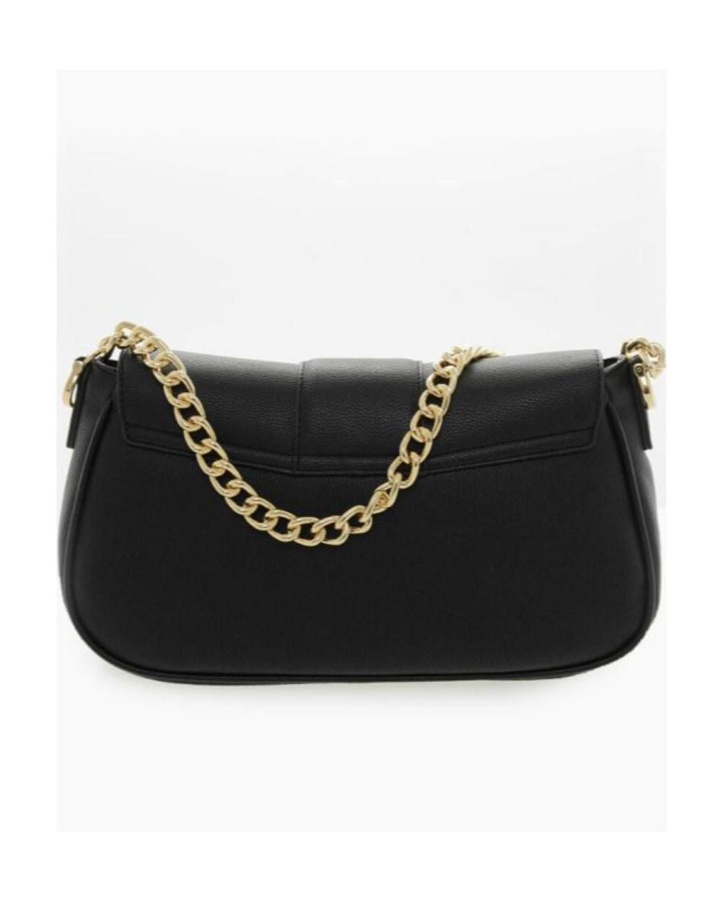 Moschino Black Logo-Plaque Shoulder Bag