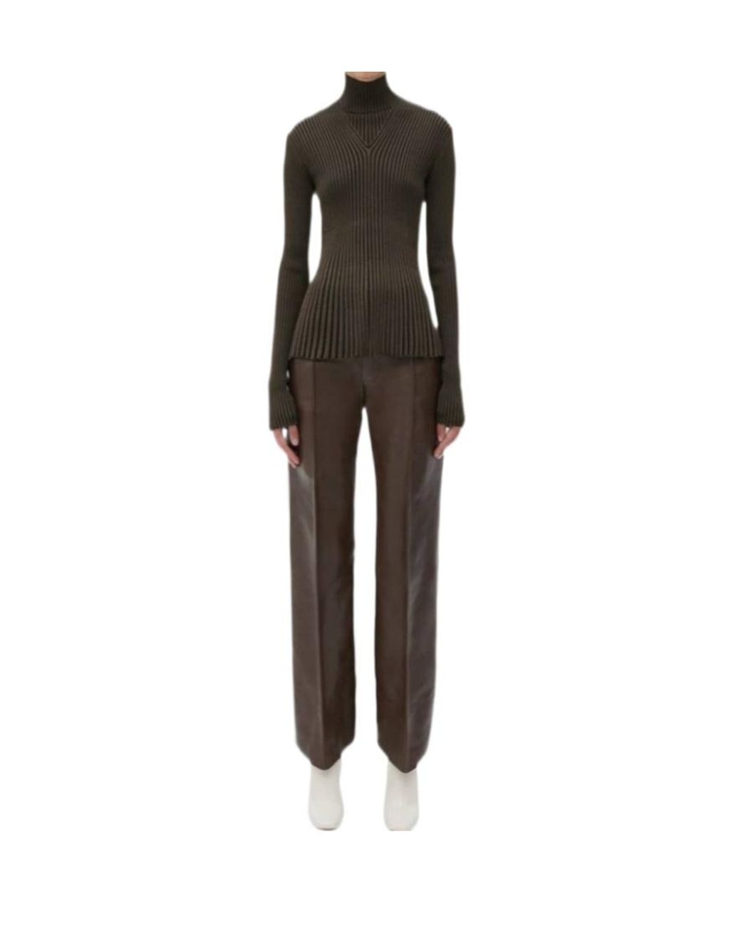 Bottega Veneta Multicolor Lightweight Pleated Jumper