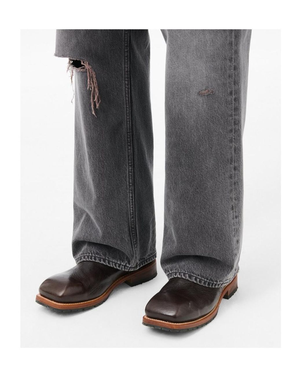 Our Legacy Brown Engine Boots for men