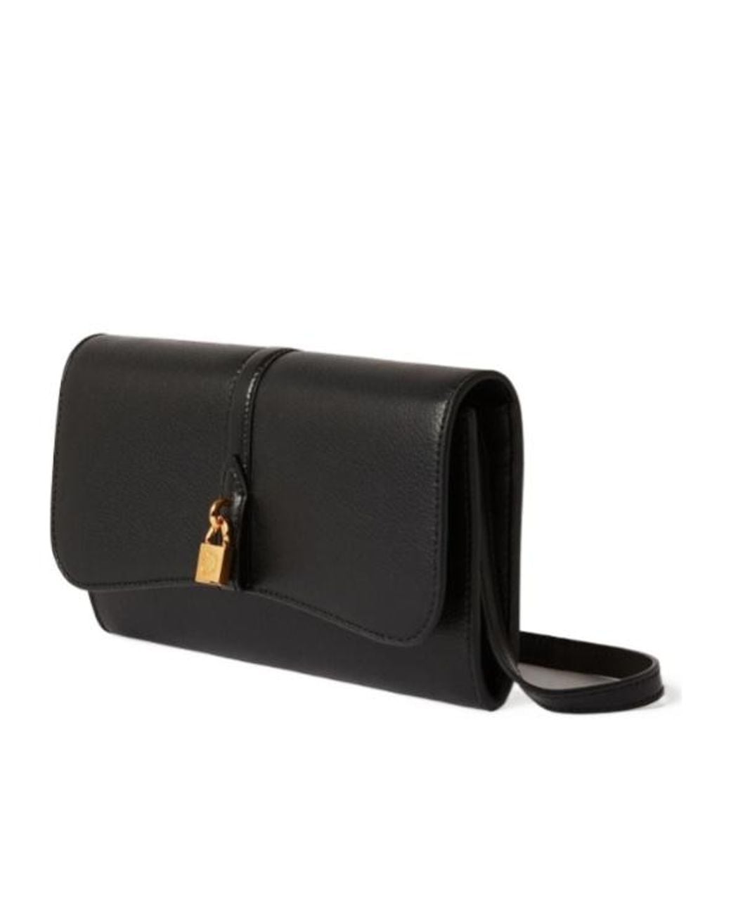 Stella McCartney Black Ryder Flap Crossbody Bag