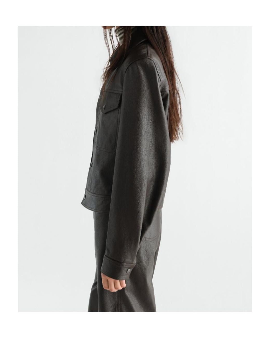 Lemaire Black Trucker Jacket