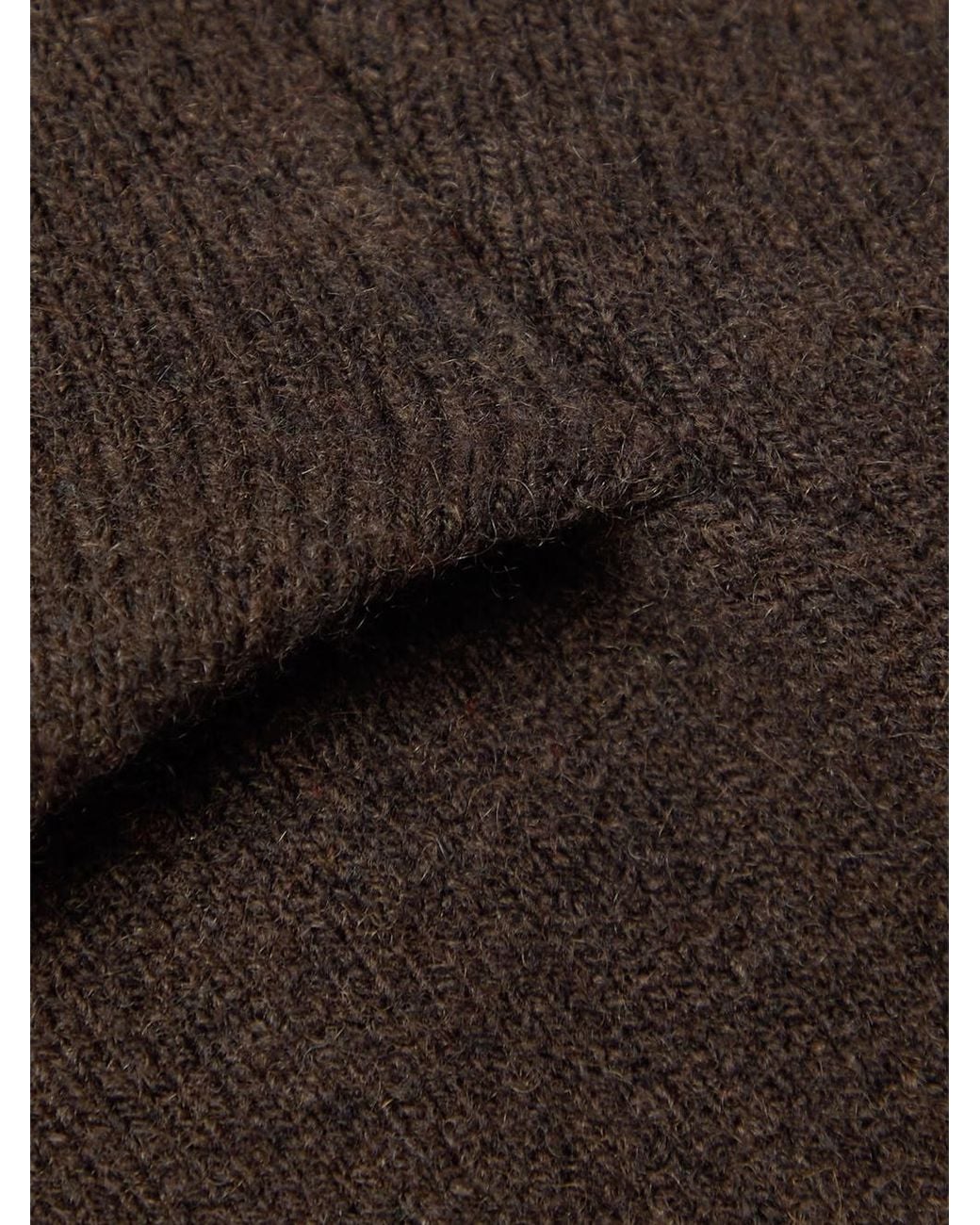 The Row Brown Asymmetrical Sweater