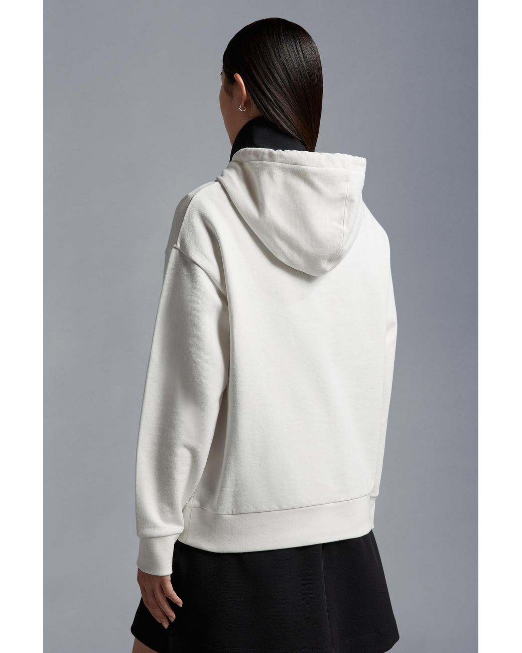 Moncler Gray Logo Hoodie