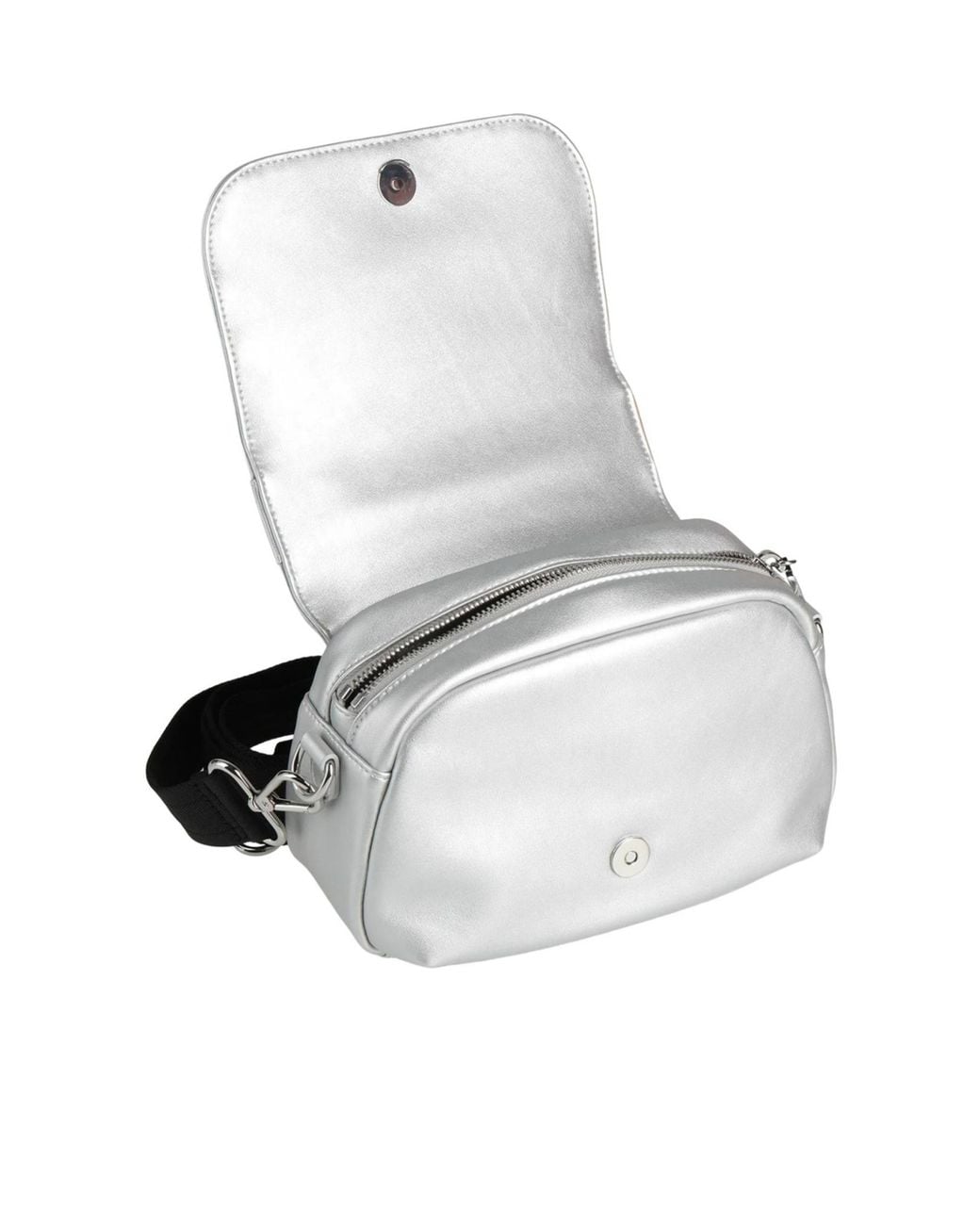 DIESEL Gray Plain Colour Handbag