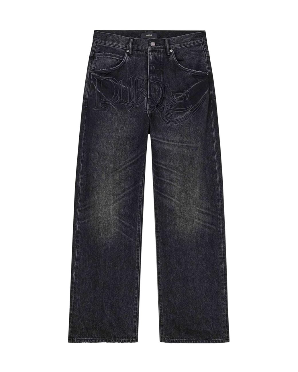 Purple Brand Blue Jeans With Belt Loops for men