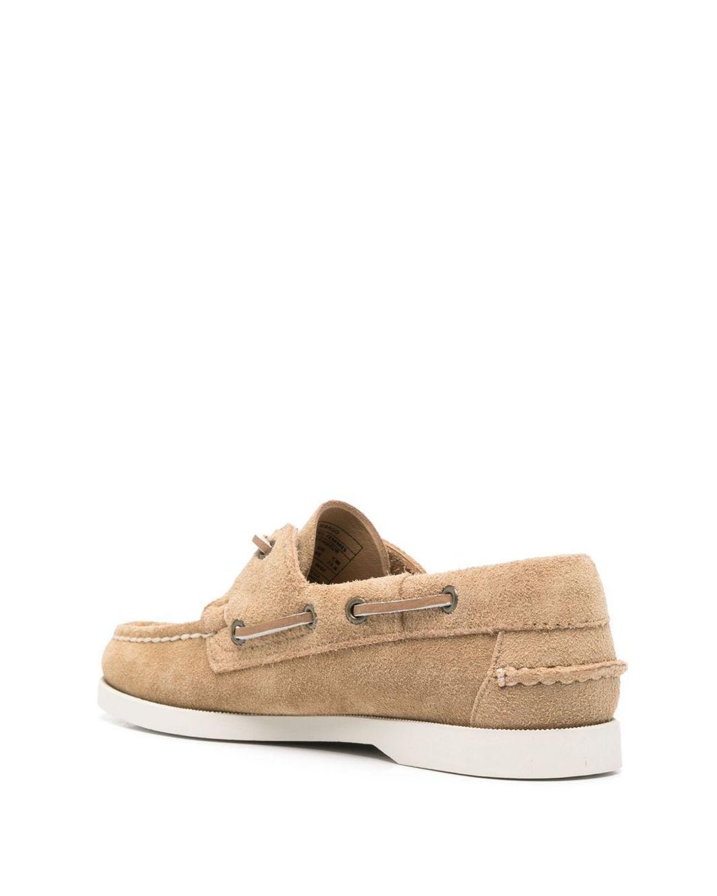 Sebago Natural Portland Flesh Out Boat Shoes