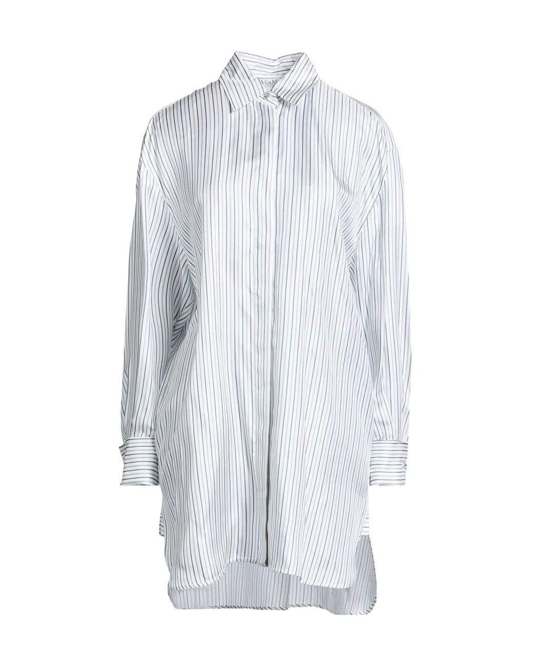 Max Mara White Mini Dress Silk