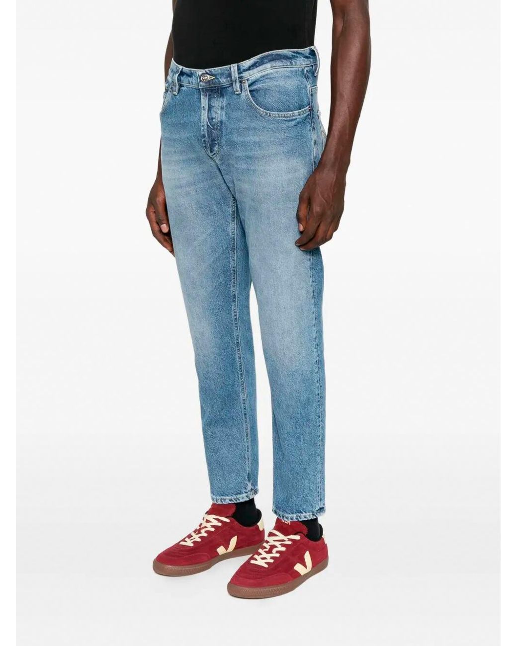 Dondup Blue Brighton 5-Pocket Jeans for men