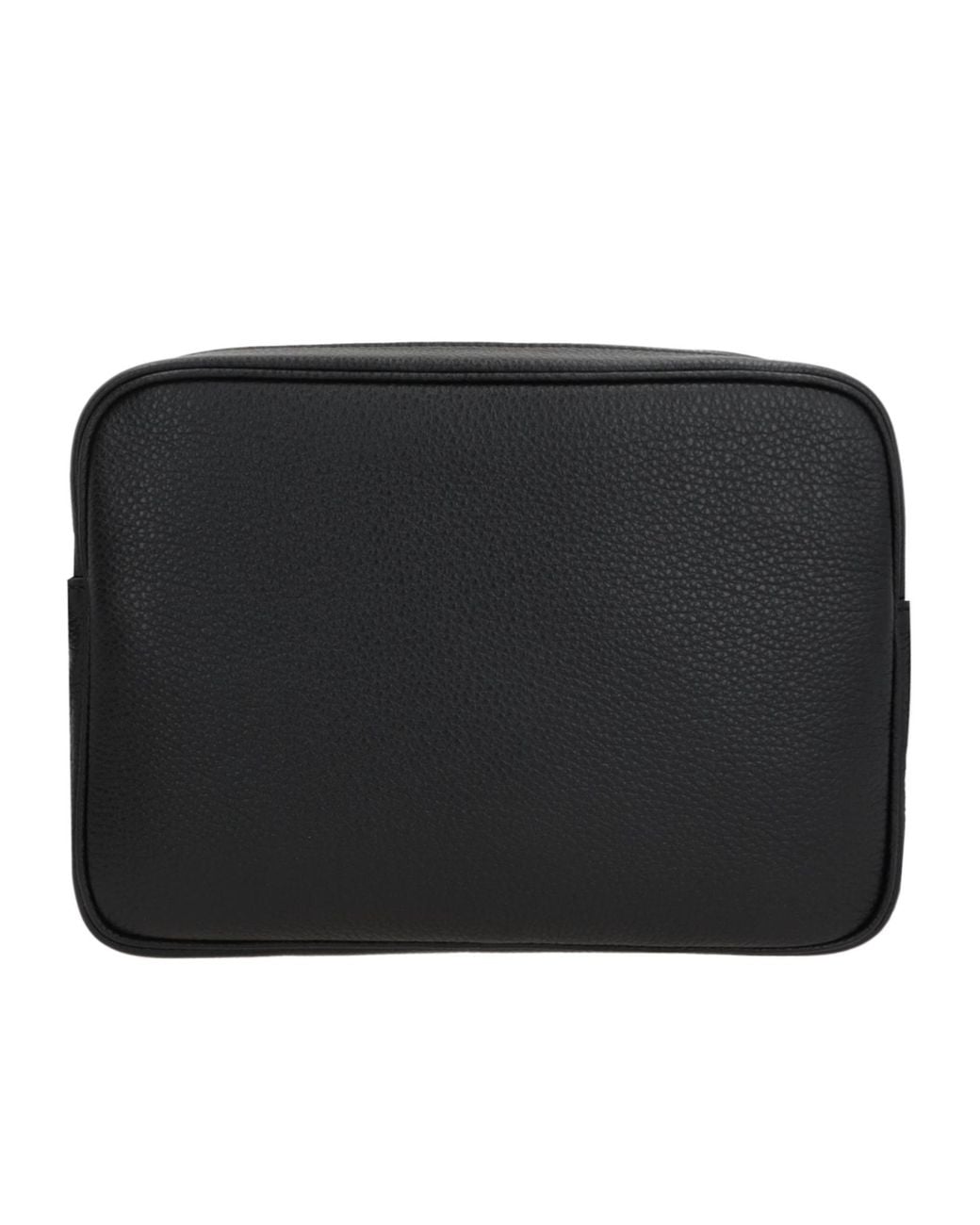 Prada Black Triangle-Logo Zipped Crossbody Bag for men