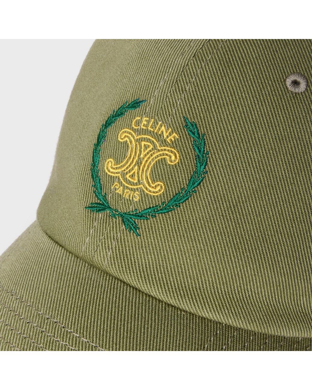 Céline Green Richelieu Cap for men