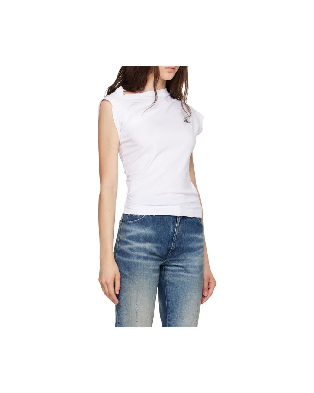 Vivienne Westwood White Hebo Top
