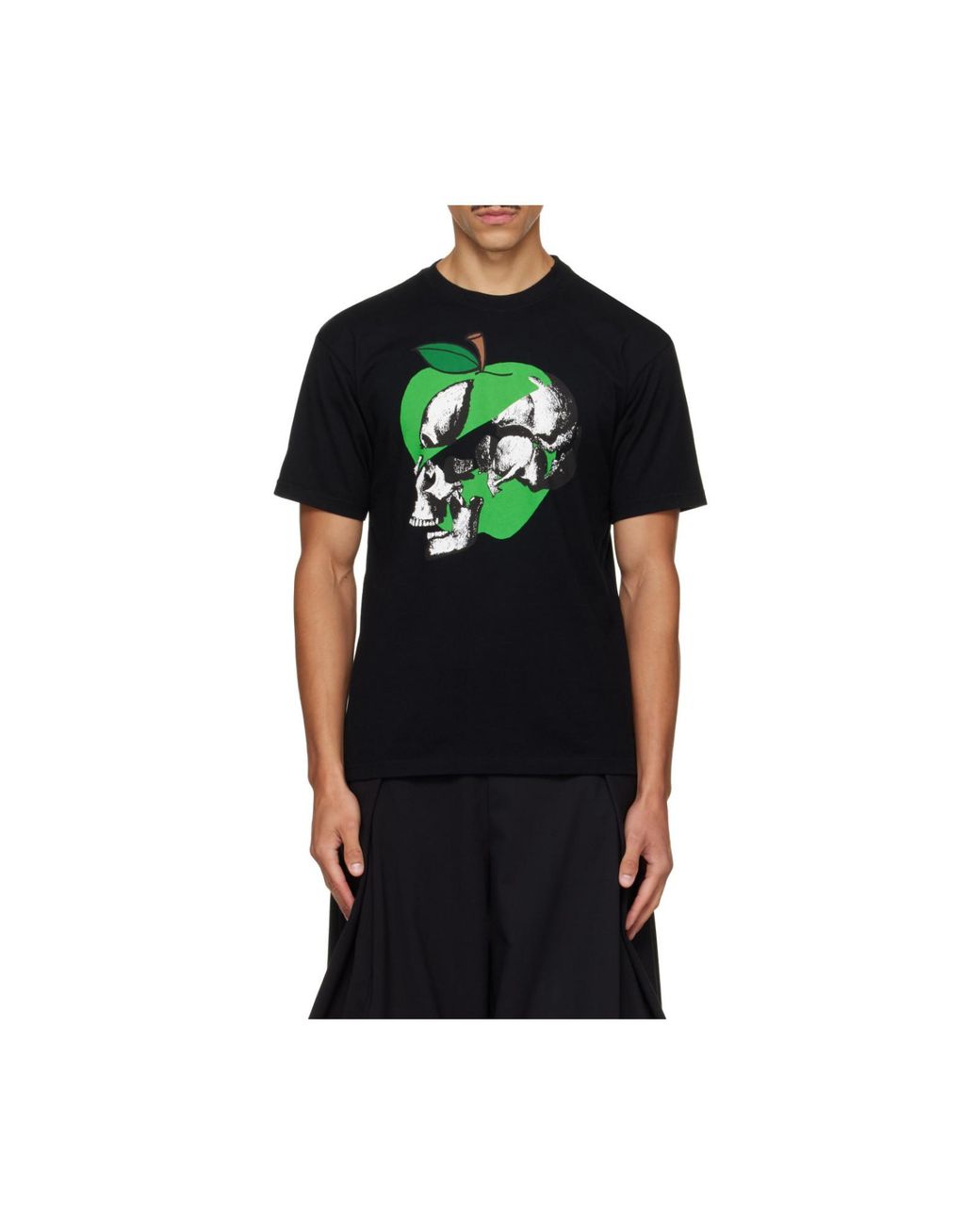 Undercover Black Skull-Print T-Shirt for men