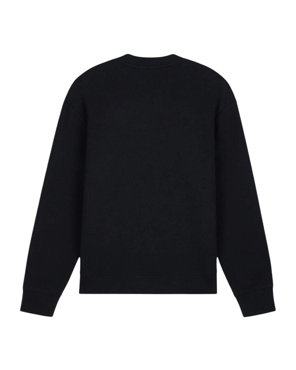 ARMANI EXCHANGE Black Logo-Embroidered Sweatshirt for men
