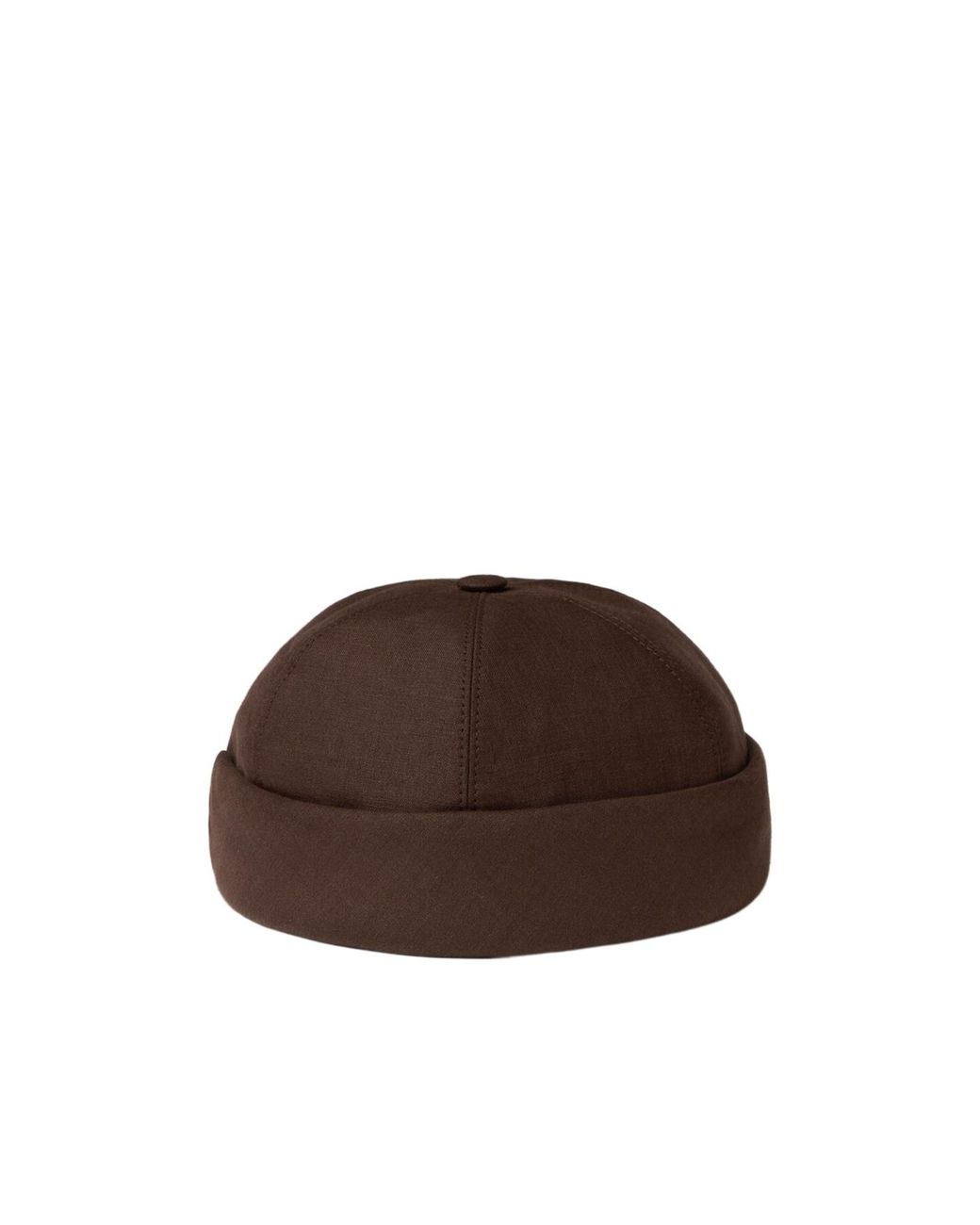 Loro Piana Brown Round Hat for men