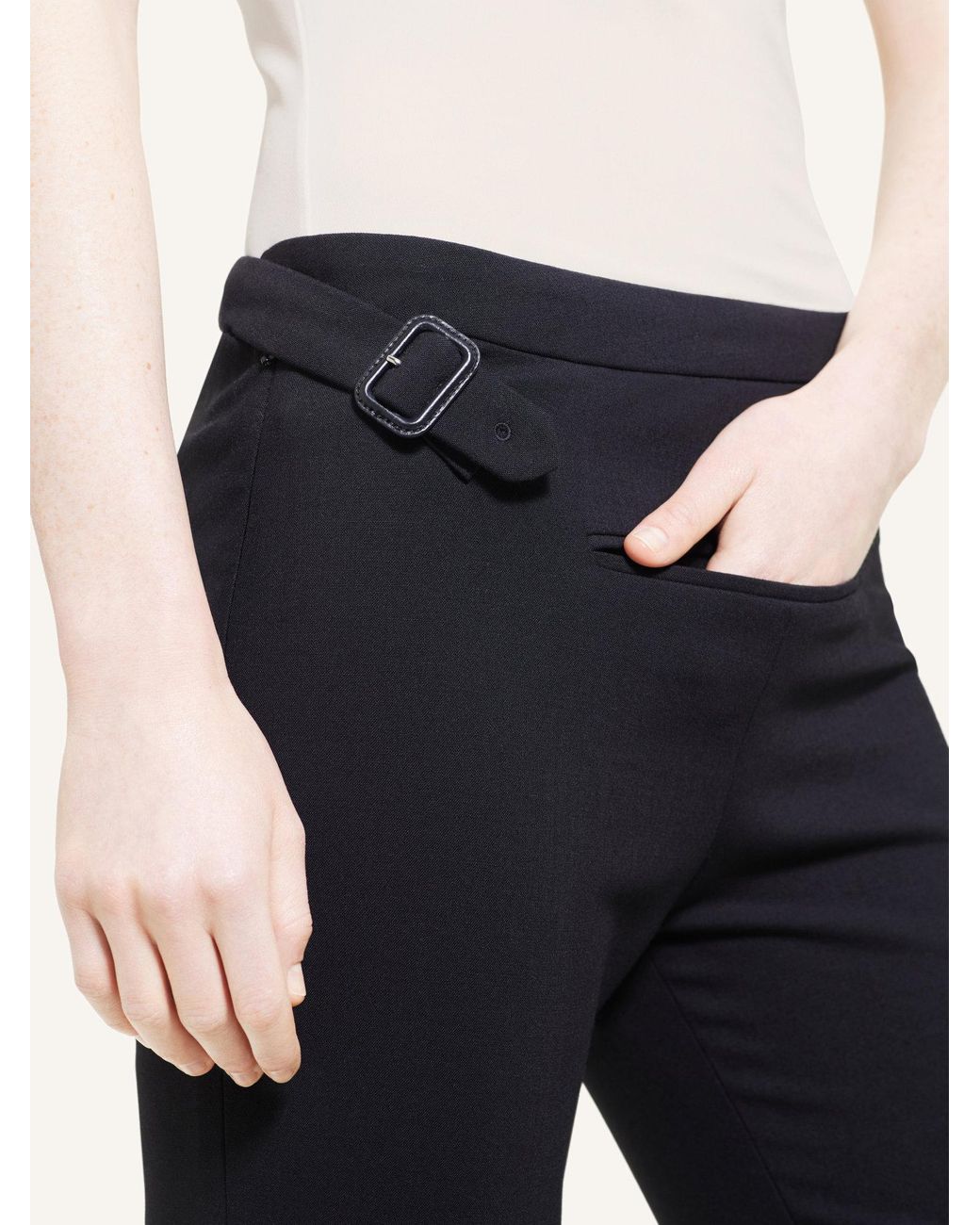 Courreges Blue Slash Trousers