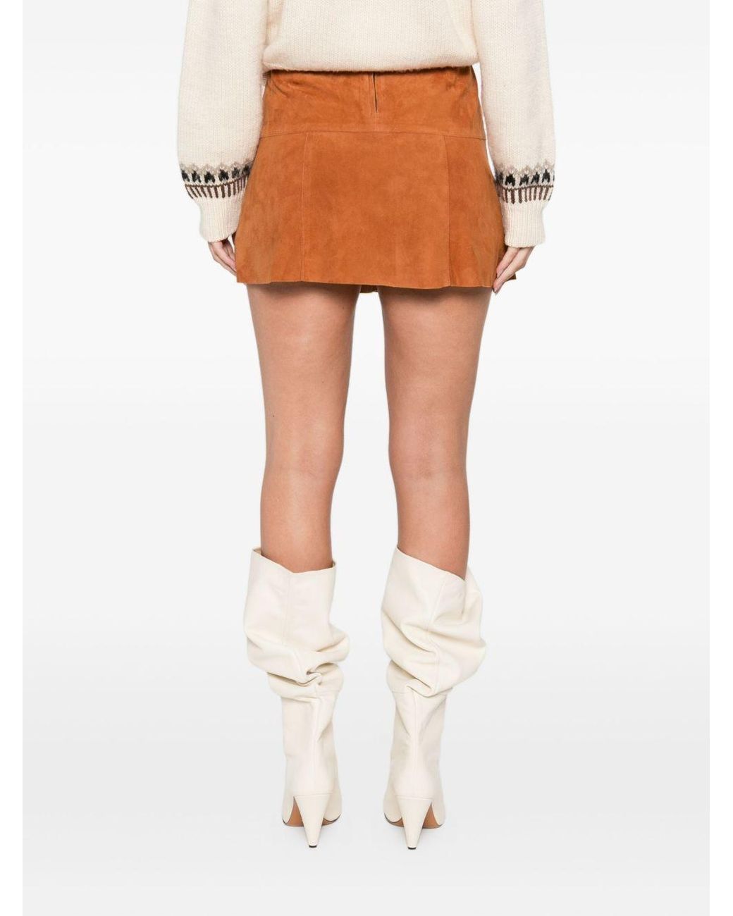 Isabel Marant Brown Suede Skirt