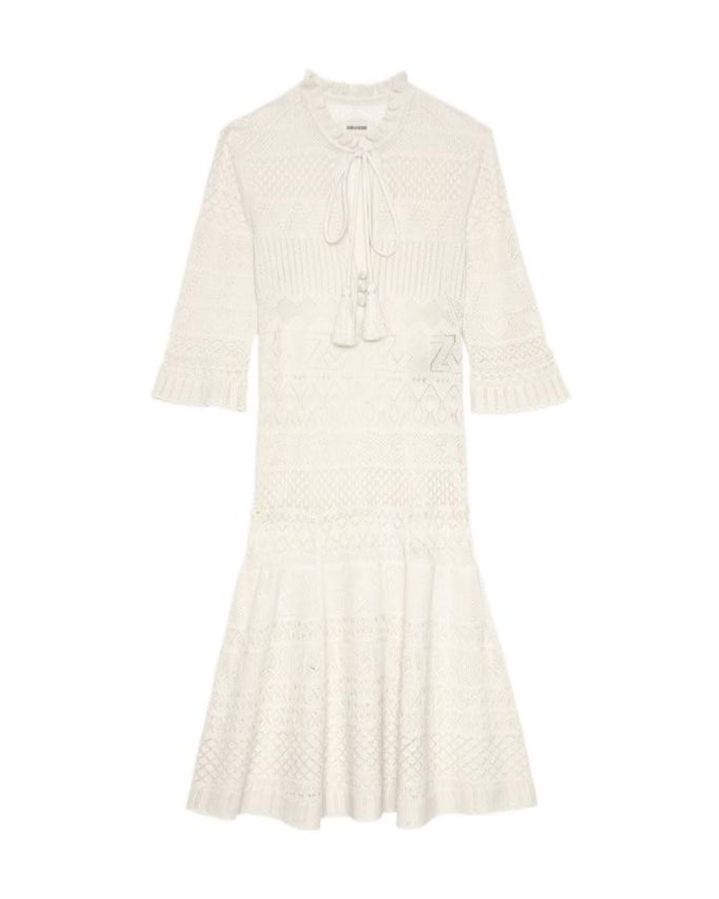 Zadig & Voltaire White Memphisa Dress