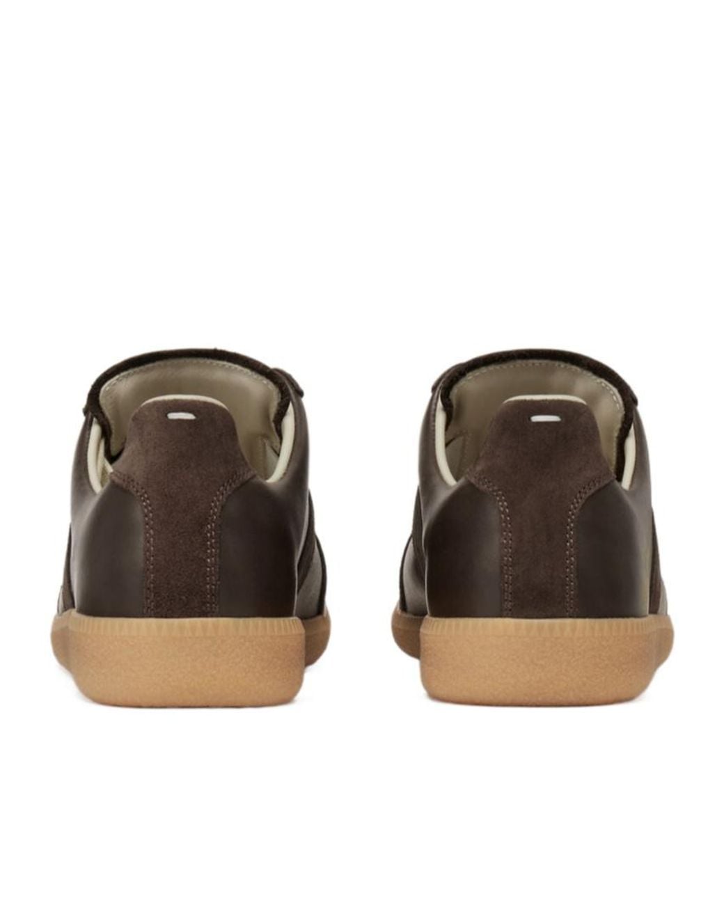 Maison Margiela Brown Replica Lace-Up Sneakers