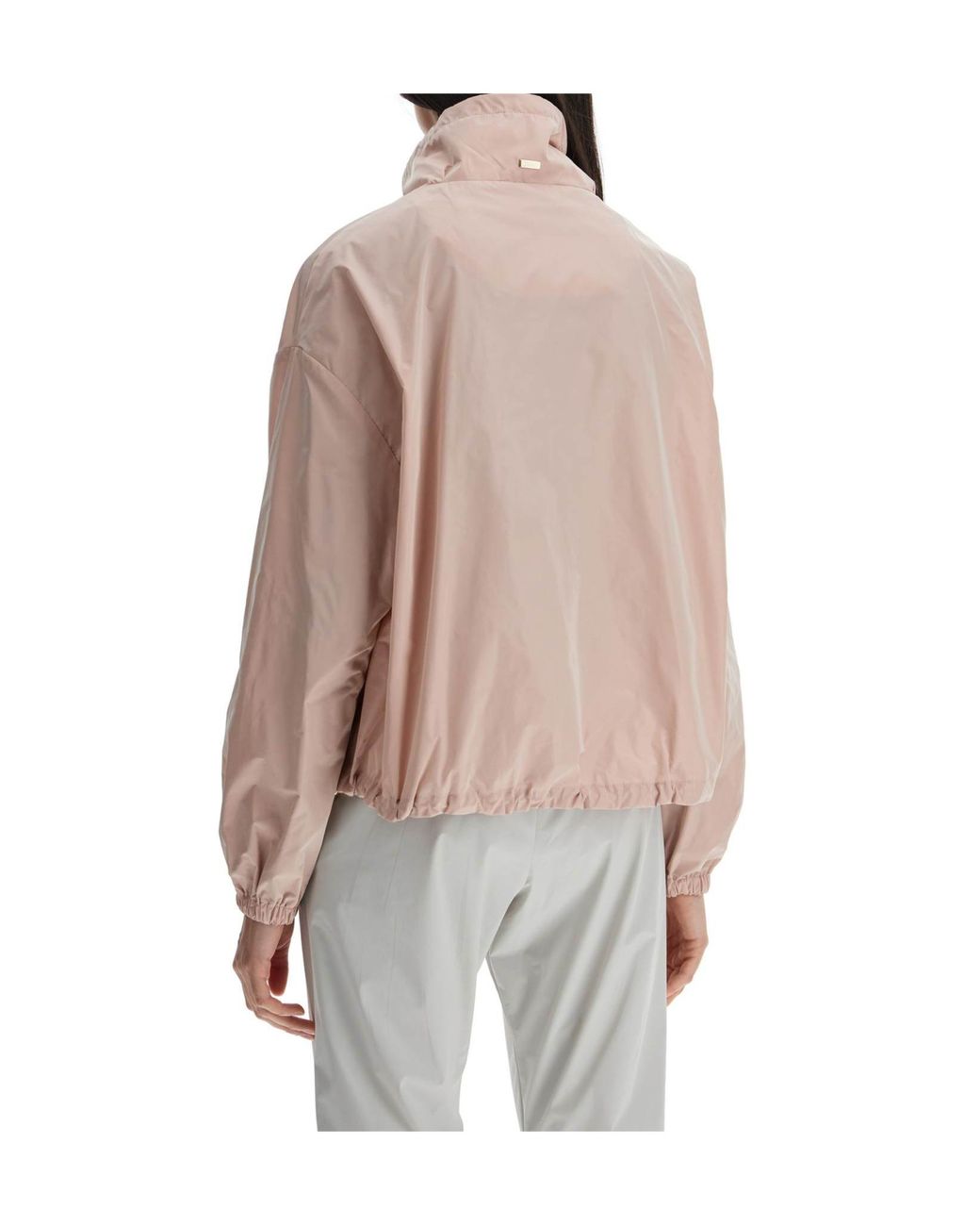 Herno Pink Drawstring Collar Jacket