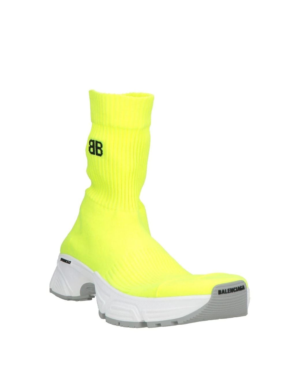 Balenciaga Yellow Woven Sock Shoes
