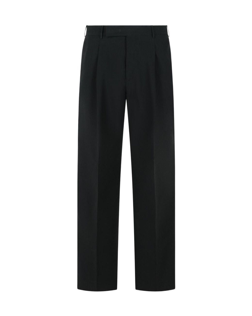 PT01 Black Pt Torino Quindici Pleated Pants for men