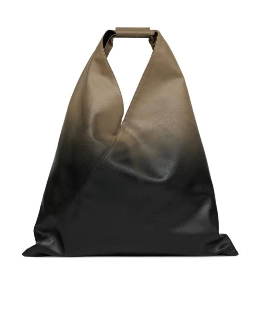 MM6 by Maison Margiela Black Japanese Logo Debossed Shoulder Bag