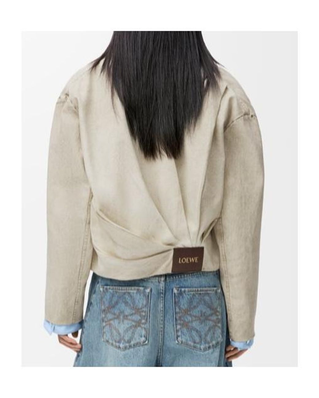 Loewe Natural Draped Jacket