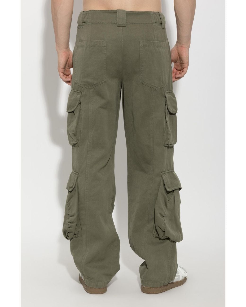 Balmain Green Utility Cargo Pants for men