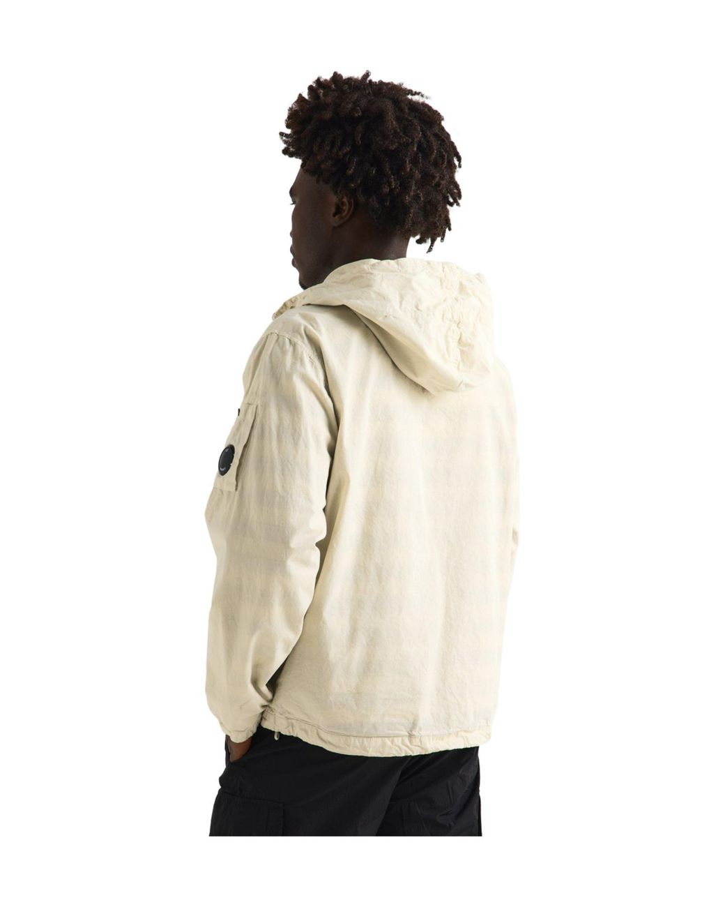 C P Company Natural Hooded Jacket for men