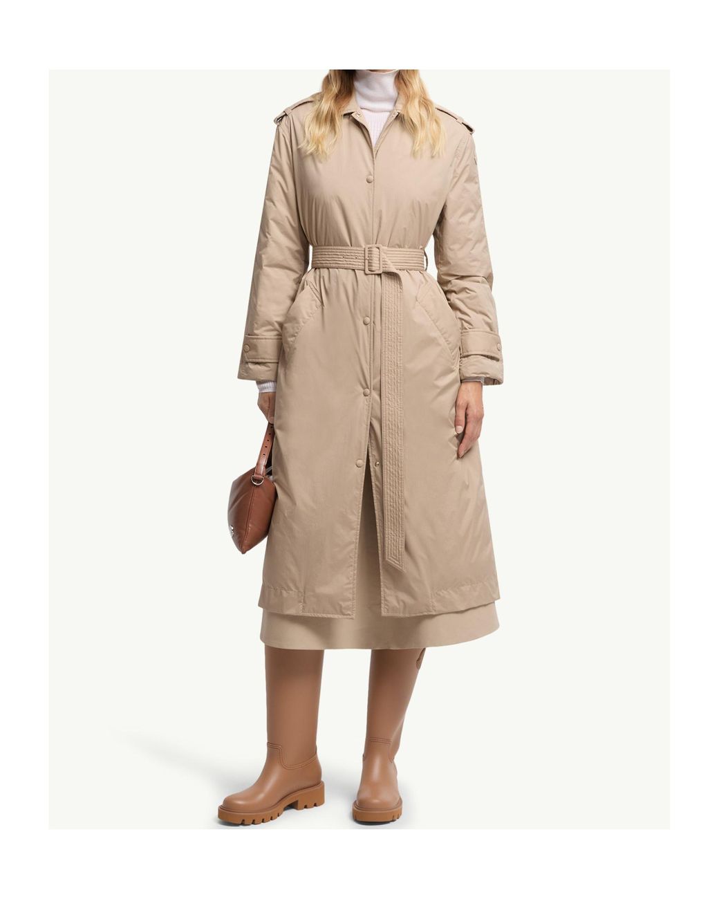 Moncler Natural Yevre Down Trench