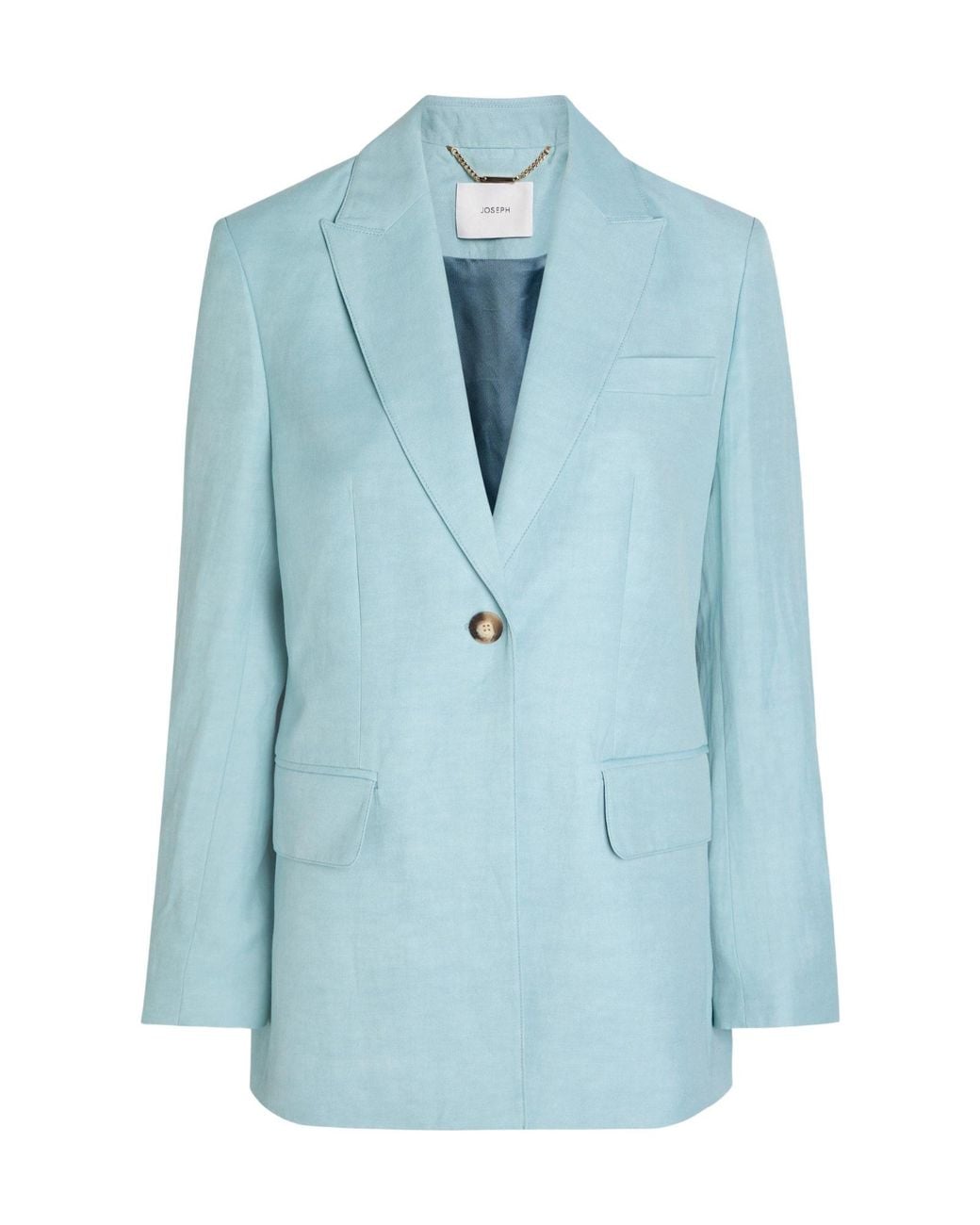 Joseph Blue Notched Lapel Blazer