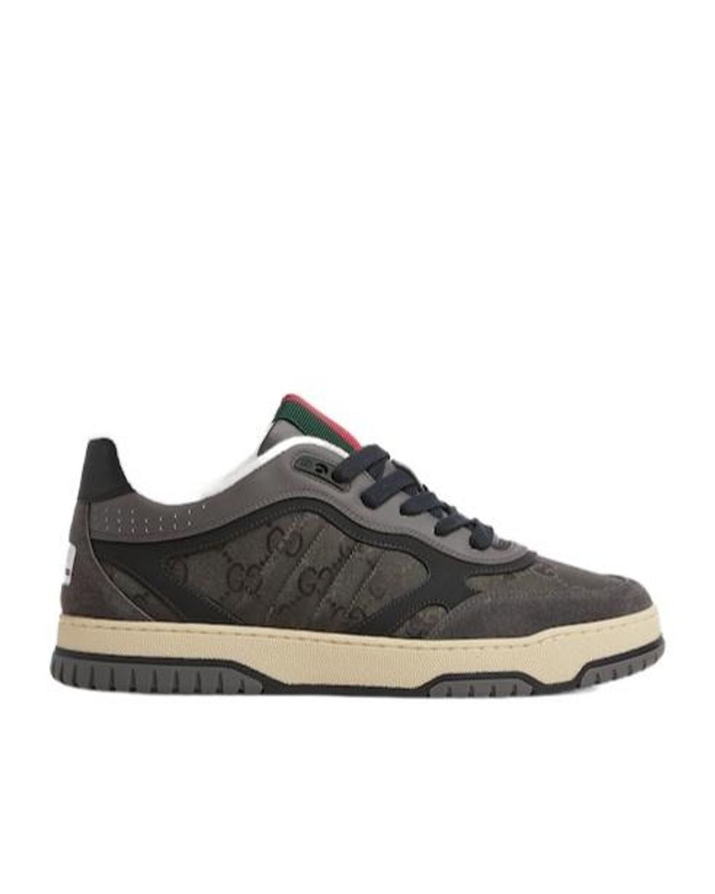 Gucci Black Re-Web Sneakers for men