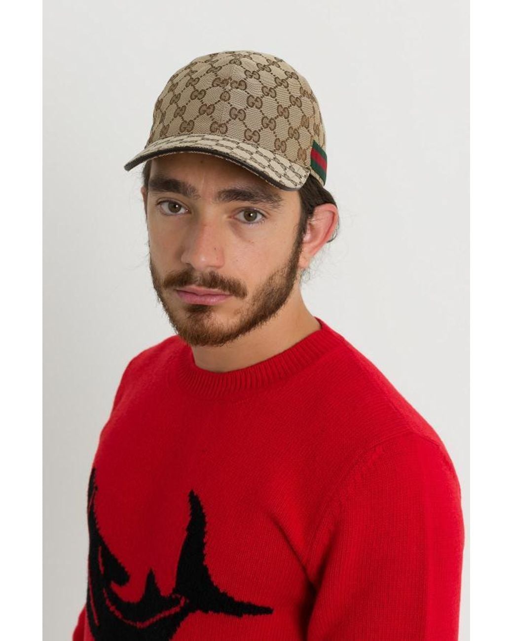 Gucci Natural Original Gg Baseball Hat for men