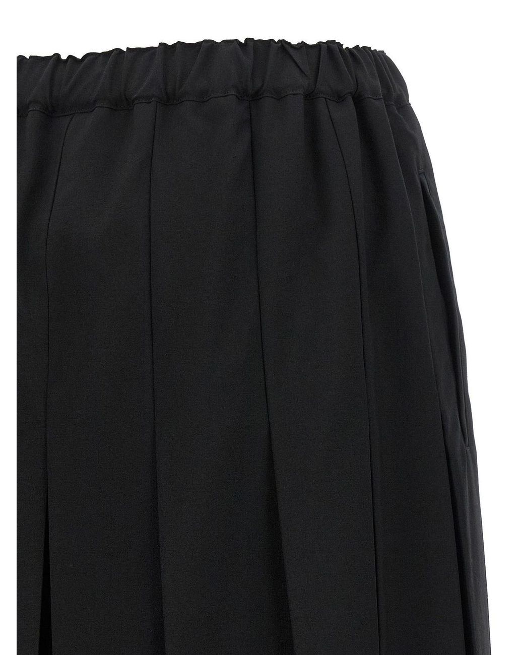 Comme des Garçons Black Comme Des Garçons Wide-Leg Pleated Pants