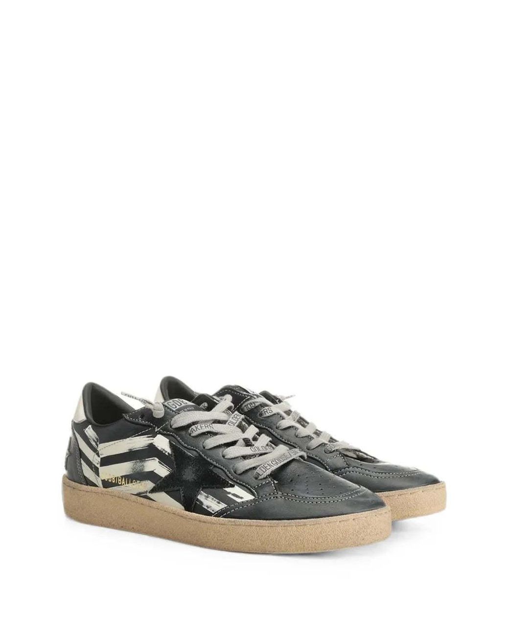 Golden Goose Deluxe Brand Multicolor Ball Star Low-Top Sneakers for men