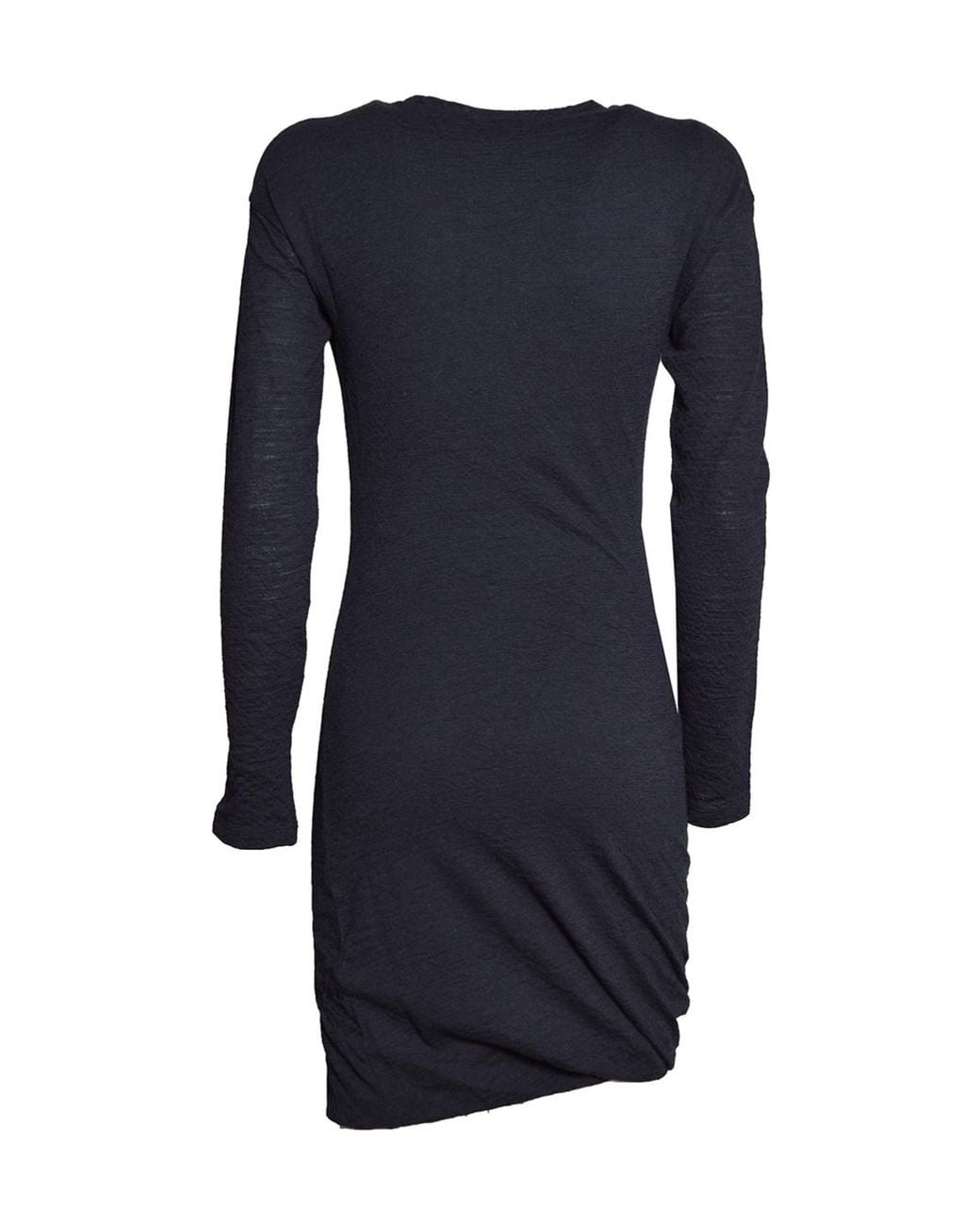 Jil Sander Blue Dropped-Shoulder Crewneck Dress