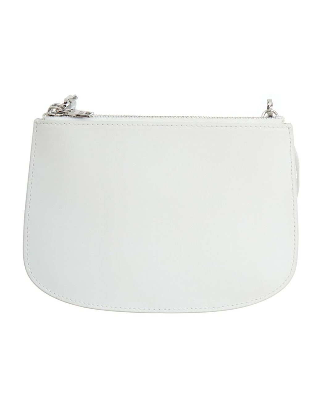 DIESEL White 1Dr Twin Logo Embossed Shoulder Bag