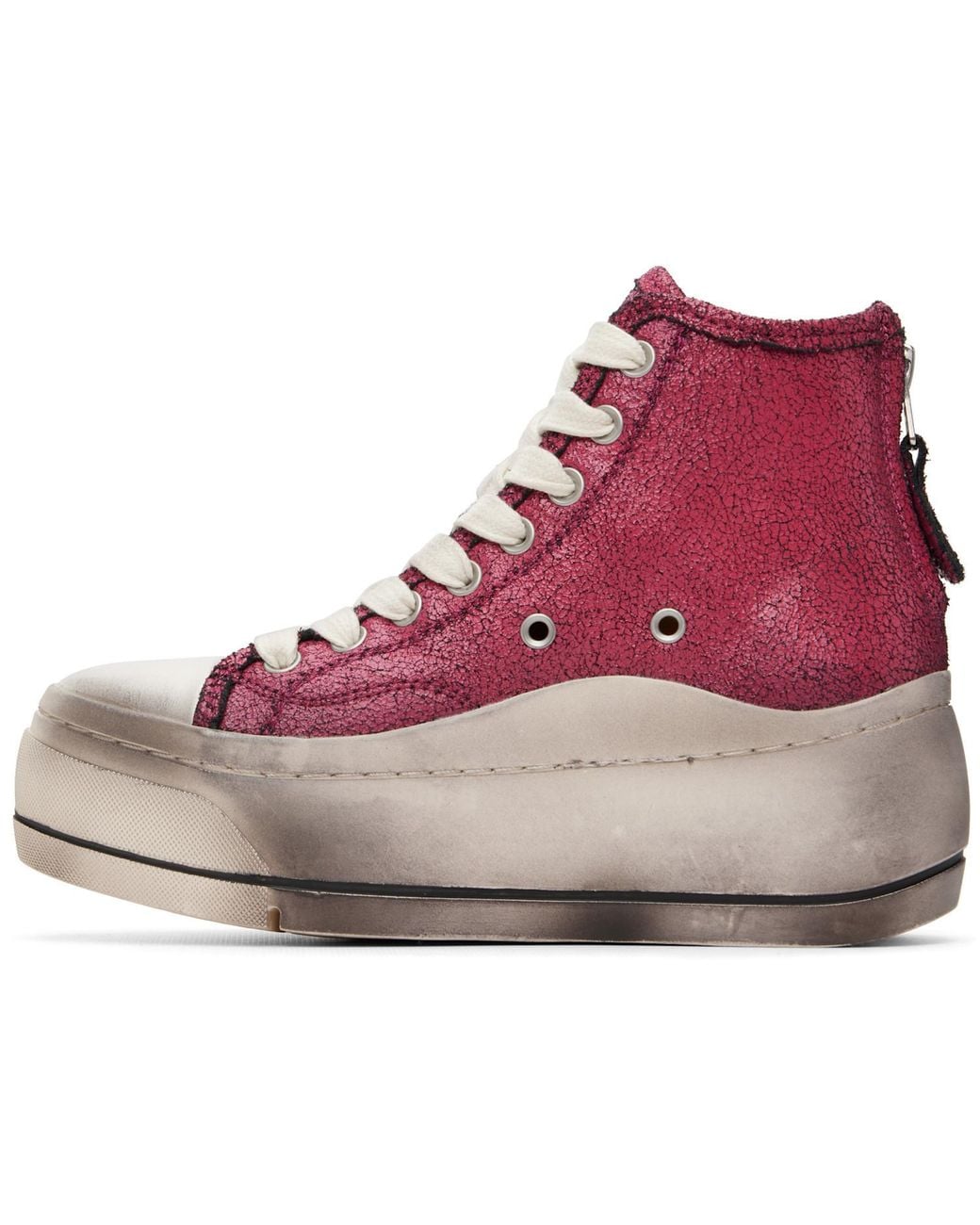 R13 Pink Kurt High-Top Sneakers