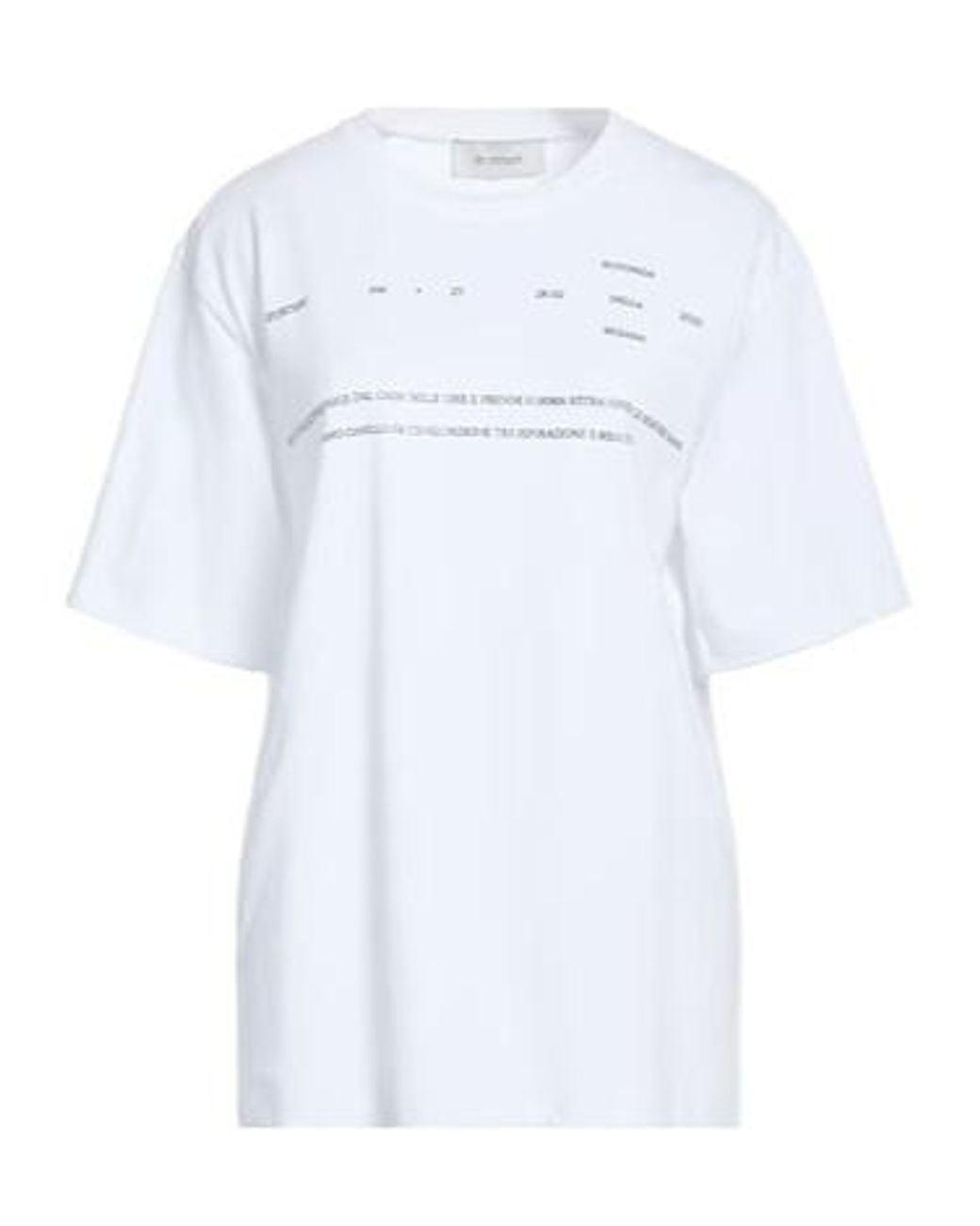 Sportmax White Casual Printed T-Shirt