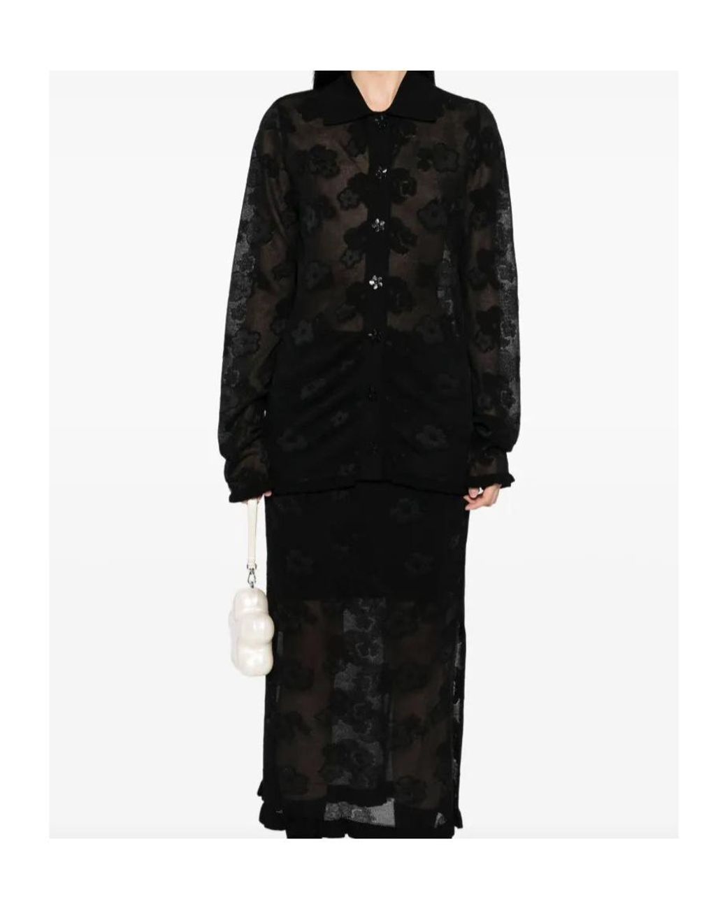 CECILIE BAHNSEN Black Petra Cardigan