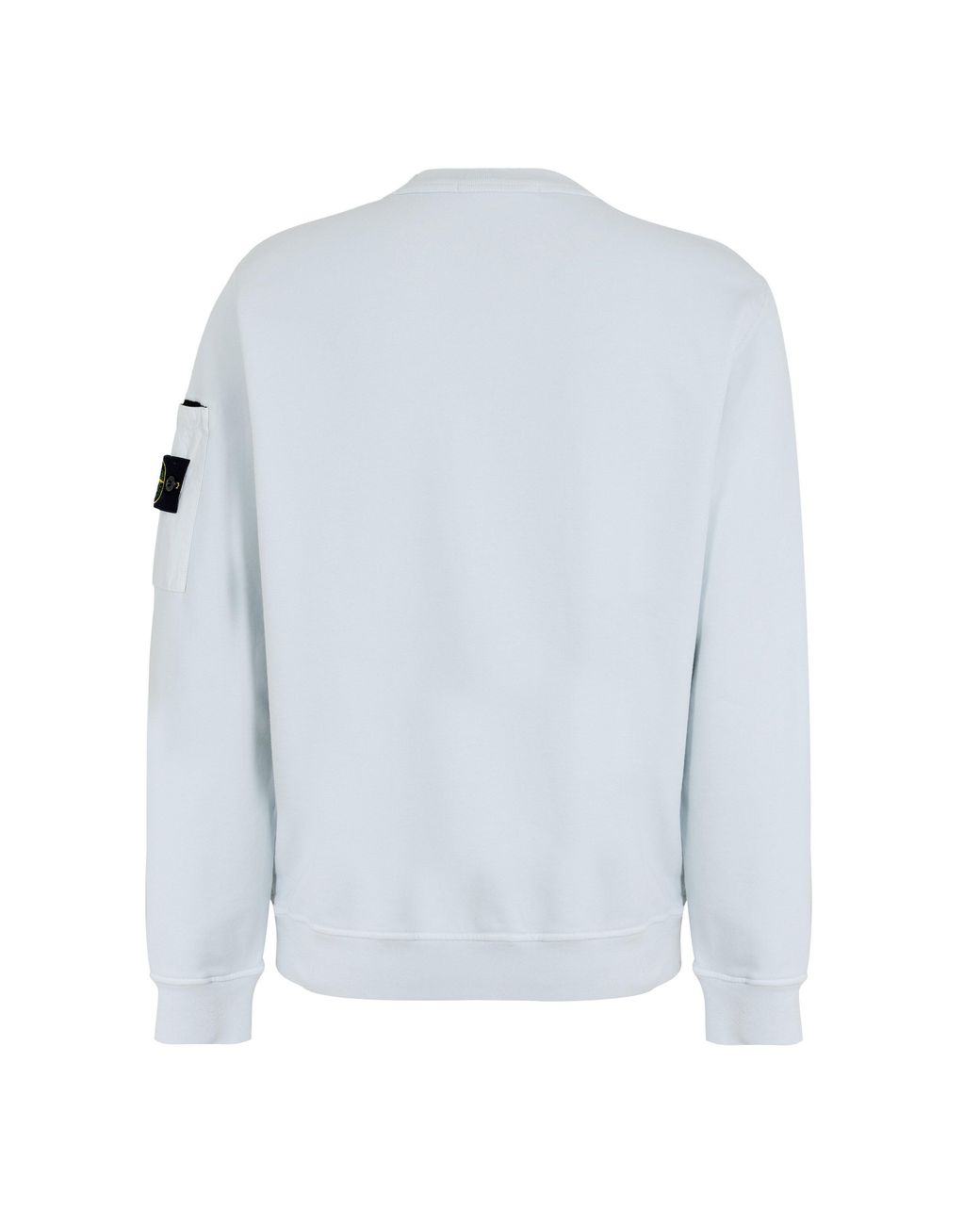 Stone Island White Crew-Neck Sweatshirt for men